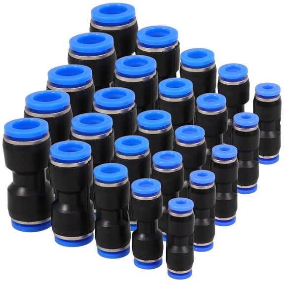 TEHAUX 50pcs Push to Connect Air Hose Fittings Quick Connect Connectors for Air Hose
