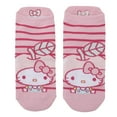 thumbnail image 6 of Hello Kitty & Friends Bathtime Women's 5-Pair Striped Ankle Socks, 6 of 7