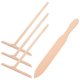 thumbnail image 2 of 1 juego de espátulas de madera para crepes, kit para hacer panqueques, para el hogar, con espátula, 2 of 5