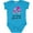 Turquoise, variant on Inktastic My Nana Loves Me with Two Flamingos Boys or Girls Baby Bodysuit