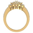 thumbnail image 3 of 1.00 CT TW Diamond Loop Ring Cluster 18K Gold (G,SI), 3 of 5