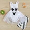 thumbnail image 3 of SYNPOS 0-18M Newborn Infant Toddler Baby Girl Halloween Smile Romper Bodysuit Halter Jumpsuit Tutu Dress, 3 of 11