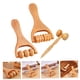 thumbnail image 3 of Rodillo de masaje de mano para cuello, herramienta de masaje de madera, rodillo de palo compacto, masajeador de hombro de madera, 3 uds., 3 of 5