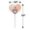 thumbnail image 6 of Meowy Merry Christmas Cat in Sweater and Hat Heart Love Cupcake Picks Toppers Decoration Set of 6, 6 of 7