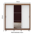 thumbnail image 3 of Ropero Closet Madesa Lyon 3 puertas con Espejo con pies M/B, 3 of 5