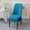 Blue, variant on Stool Cover Round, Non-Slip Elastic Seat Cover, Stretchable Nylon Spandex Fabric, Universal Fit for Bar Stools, Beige Chair Protector, Washable Durable