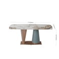 thumbnail image 5 of Montary Brand 71" Pandora Color Sintered Stone Rectangle Dining Table With 6 pcs Chairs, 5 of 7