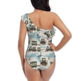 thumbnail image 5 of Honeii Transport Train for women's one-piece swimsuit featuring a chic one-shoulder design experience elegance and style in the water-Medium, 5 of 6