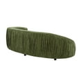 thumbnail image 3 of 92.13 Inch Curved Shaped Sofa Couch, Modern 4-Seat Sofa for Apartment, No Need to Assembly, Green, 3 of 7