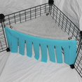 thumbnail image 3 of 2PCS Small Animal Hamster Tent Hammock Pet Hiding Cage Accessories Nest Bed for Guinea Pig Chinchilla Hedgehog Rat Squirrel Ferret Dwarf Rabbit (Blue), 3 of 5