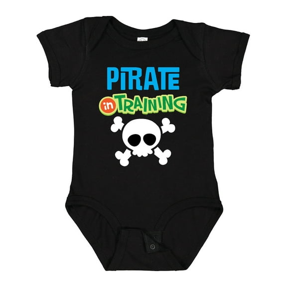Inktastic Pirate In Training Boys Baby Bodysuit