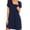 Navy, variant on Vedolay Maternity Dress Casual Women's Maternity Formal Dress with Front & Back Pleat,Purple S