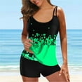 thumbnail image 3 of Women‘S Tankini Large Bikini Digital Suspender Beach Split Swimsuit, 3 of 3