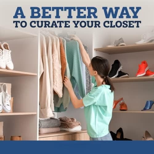 Velvet Hangers 50 Pack - Heavy Duty Gray Hangers for Coats, Pants & Dress Clothes - Non Slip Clothes Hanger Set - Space Saving Felt Hangers for Clothing