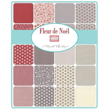 Moda Fabrics French General Fleur De Noel Moda Precuts Layer Cakes