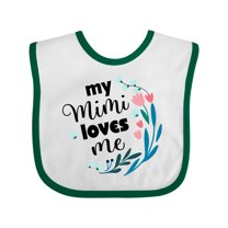 Inktastic My Mimi Loves Me Girl Girls Baby Bib