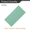 thumbnail image 3 of Uxcell 10pcs Peel and Stick Wall Panels 23.6" x 11.8" Skin Feel Brick Wallpapers (19.4 Sq. Ft. / 1.8 Sq.m. Coverage) Marble Tiles Adhesive Backsplash, Pale Green, 3 of 6
