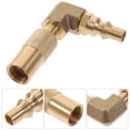 thumbnail image 2 of SHISUYAN Propane Quick Connect Adapter for RV with Brass Material and Golden Color 1/4 Inch Connector 90 Degree Elbow, 2 of 9
