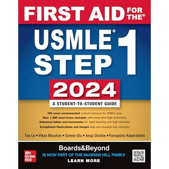 Pre-Owned First Aid for the USMLE Step 1 2024, 9781266077203, 1266077200, Paperback, 34 edition