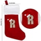 thumbnail image 2 of VEYLIN Christmas Stockings with Letters, 20 Inch Large Plush Christmas Stockings Embroidered Stockings Christmas Stockings for Kids/Adult Xmas Gift St, 2 of 5