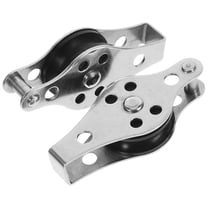 Masteelf 2pcs Marine Pulley For Boat And Kayak Boating Accessories Boat Line Pulley Marine Hardware Components Canoe Hardware Yacht Pulley