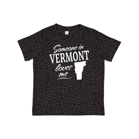 

Inktastic Someone in Vermont Loves Me Gift Toddler Boy or Toddler Girl T-Shirt