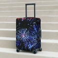 thumbnail image 5 of JUNZAN Glasses And Fireworks Print Washable Luggage Cover - Fashion Suitcase Protector Fits 18-32 Inch Luggage (without luggage), 5 of 5