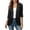 Black, variant on Women's 2026 Summer 3/4 Sleeve Lightweight Chiffon Cardigans Open Front Loose Casual Coverups Beach Kimono