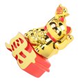 thumbnail image 5 of Adorno de gato de la suerte, brazo que agita, atrae riqueza, gato de la suerte, para escritorio, coche, oficina, tienda, dorado, MLY23109, 5 of 5