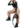 thumbnail image 6 of hirigin Female Casual Long Pants+High Waist Sports Side Pocket Zipper Trousers, 6 of 9