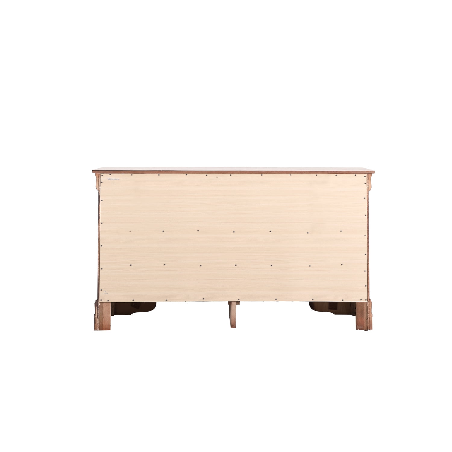Glory Furniture Louis Phillipe 6 Drawer Dresser in Cherry