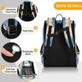thumbnail image 2 of YAZAOO School Backpack Travel Bag Bookbags Bookbags Celestial Cuddle Pattern, 2 of 7