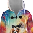 thumbnail image 4 of Hello 2025 Cavalier King Charles Spaniel Celebrates Happy New Year Firework All Over Print 3D Hooded Duffle Toggle Coat Dog Lover Gifts - 02024, 4 of 6