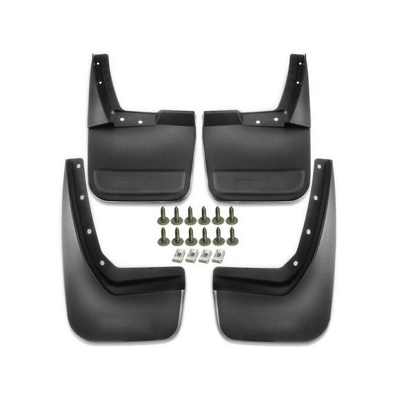 Mud Guard Set 4 - Compatible with 2018 - 2019 Lincoln Navigator Sport Utility - Autopart Premium