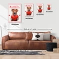thumbnail image 5 of Happy Valentine's Day Rhodesian Ridgeback Brings Love Heart Vertical Matte Canvas Poster Ridgebacks Dog Lover Gifts Wall Art Home Decor - 02028, 5 of 5