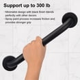 thumbnail image 4 of SupreGear 16" Bathroom Grab Bar, 201 Stainless Steel, Non-Slip Black Wall Mounted Rail, 4 of 8