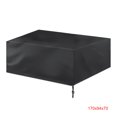 thumbnail image 3 of stanreset Oxford Cloth Waterproof Garden Furniture Rain Cover Sofa Protection Chair Covers black 170*94*70cm, 3 of 6