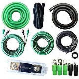 SoundBox 0 Gauge Amp Kit Complete AWG Amplifier Install Wiring Cables - 9500W
