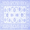 thumbnail image 1 of Ahgly Company Indoor Square Oriental Blue Traditional Area Rugs, 8' Square, 1 of 4