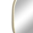 thumbnail image 4 of DecMode 15"W, 24"H Oval Wall Mirror, Gold, Set of 3, 4 of 9