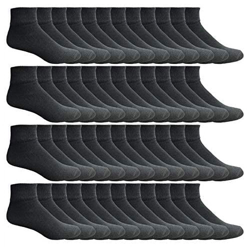 Yacht & Smith Kids 12 Pack Ankle Wholesale Bulk Pack Athletic Sports Socks, by SOCKS'NBULK