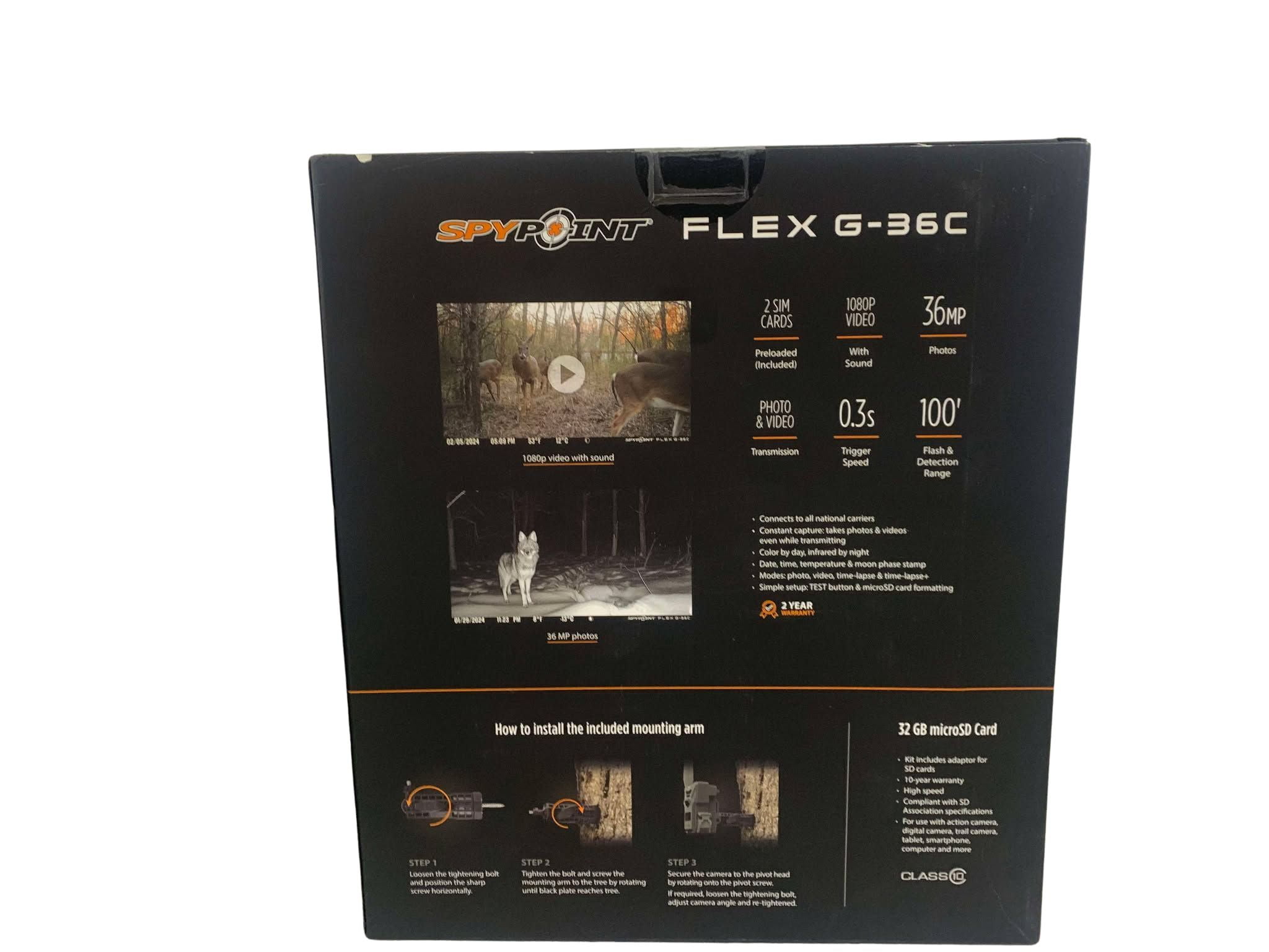 SpyPoint Cellular Camera Flex G-36C Elite Bundle 3
