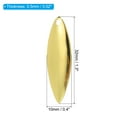 thumbnail image 2 of Fishing Lure Blades 1.3x0.4" Willowleaf Lure Making for DIY Bait, Golden 30 Pack, 2 of 5