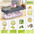 thumbnail image 5 of Vegetable Chopper Slicer Dicer - 12-in-1 Fruits Cutter Mandoline Slicer Food, 5 of 5