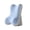 Blue, variant on Reading Pillow for Adults, Bed Backrest Cushion, Back Support Pillow for Sitting Up, Removable Washable Cover, Wedge Pillow for Bed, Sofa, Couch, Floor Use (Black, 17.7x12.6x22.8'')