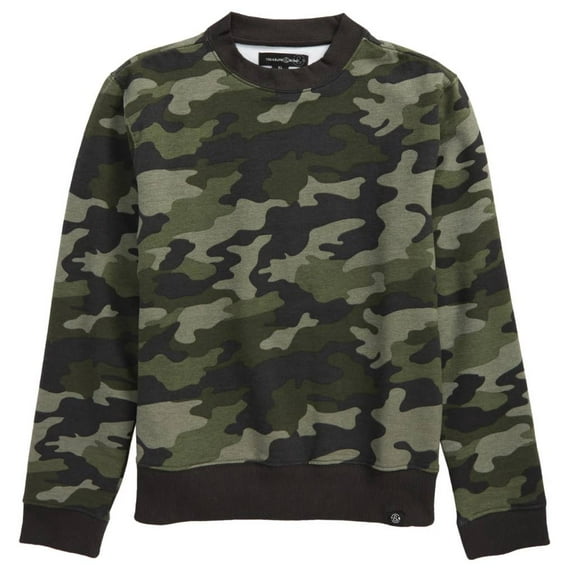 Treasure & Bond Kids' Printed Crew Sweatshirt, Size XL