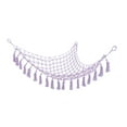thumbnail image 1 of Stuffed Animal Storage Net, Space Saving Durable Toys Storage Hammock Cotton Rope  For Bedroom Light Purple, 1 of 8