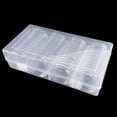 thumbnail image 4 of Bgsha Boîte de Rangement Vide en Plastique Rond Transparent 40mm pour Capsules de Pièces, 4 of 9