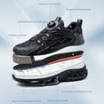 thumbnail image 5 of Zapatillas de trabajo con botón giratorio para hombre, zapatos de seguridad con punta de acero, botas protectoras indestructibles, a prueba de perforaciones, novedad, 5 of 5