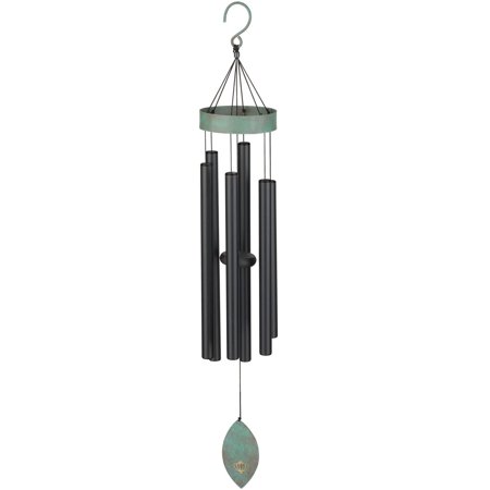 Patina Breeze Chime 40 - Black - 6.25 x6.25 x40
